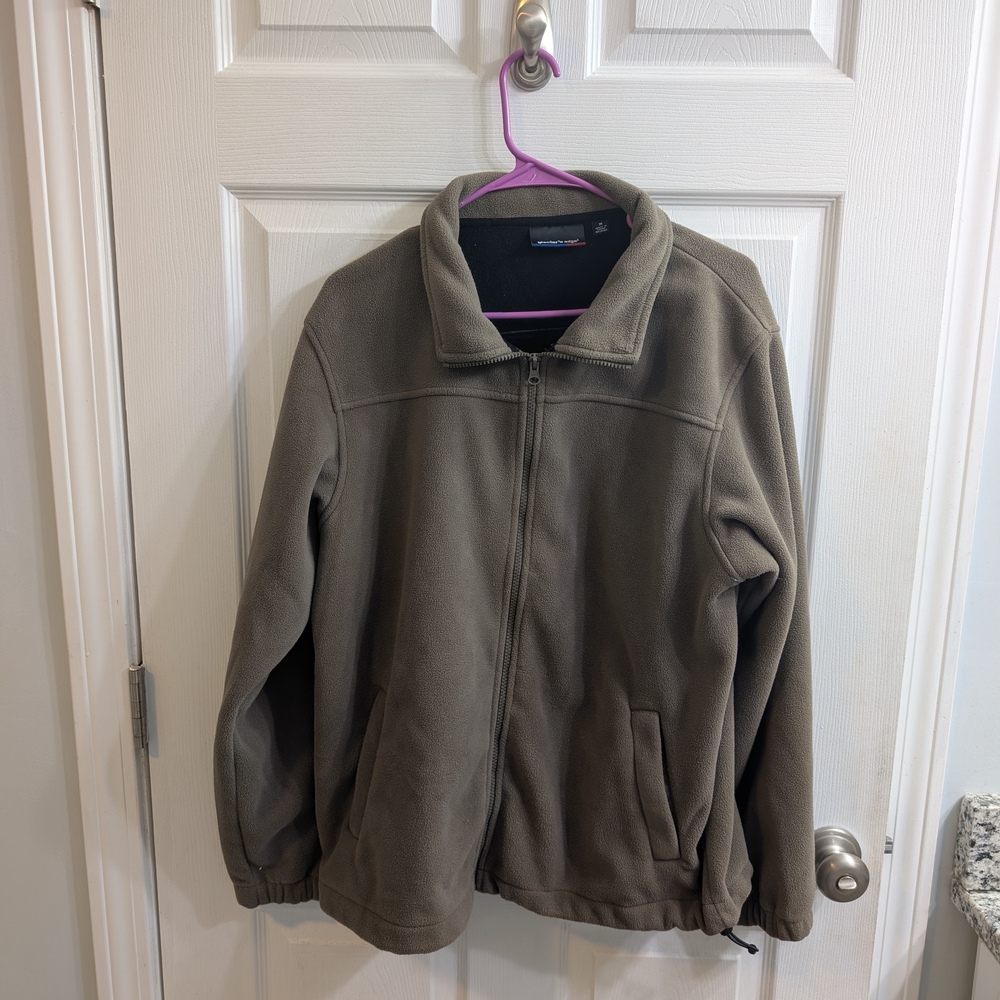 Glacier’s Edge‎ Full Zip Fleece Jacket Men’s Beige - Size M